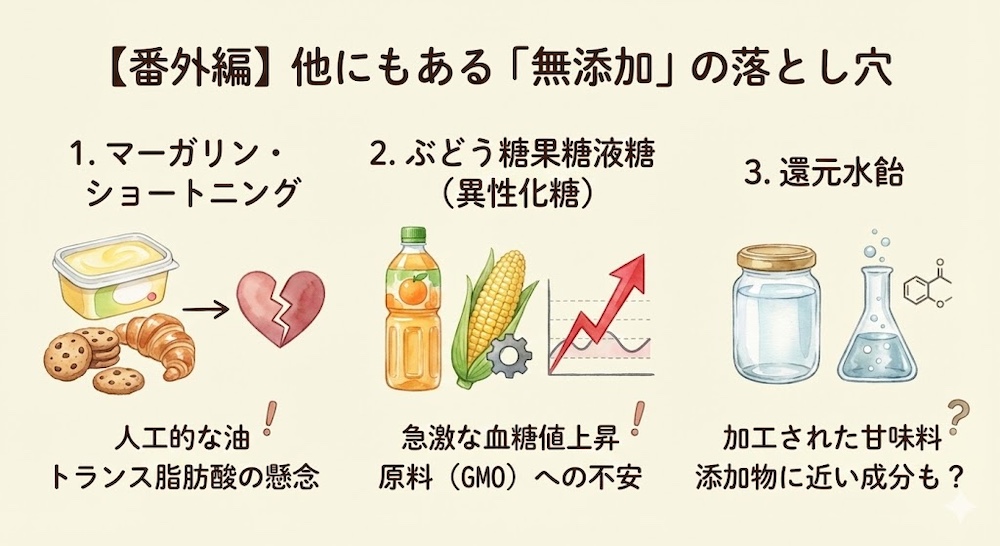 【番外編】酵母エキスだけじゃない!「無添加」の落とし穴3選