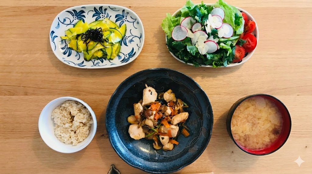 オイシックスのお試しセットで届いた食材で作った料理の写真