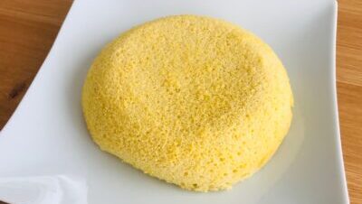 秋川牧園お試しセットの卵で作ったシフォンケーキ