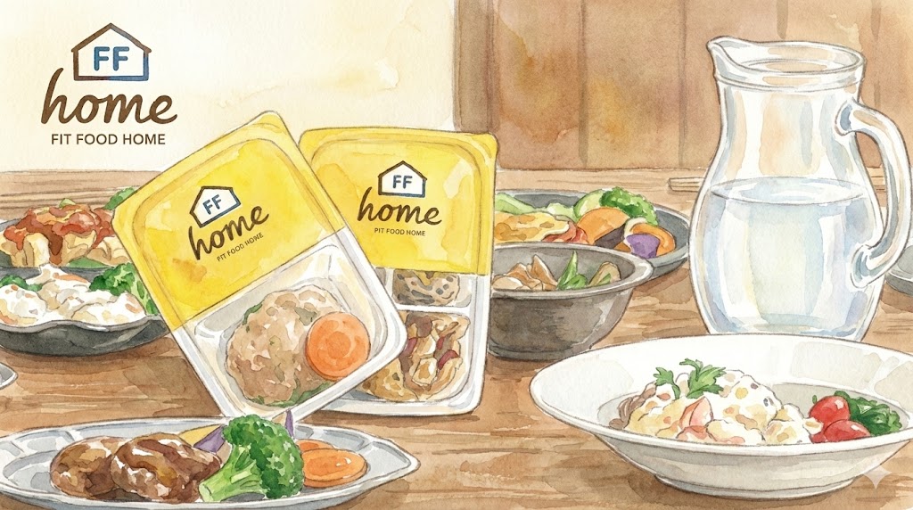 無添加冷凍食品が食べられるFIT FOOD HOMEのイラスト