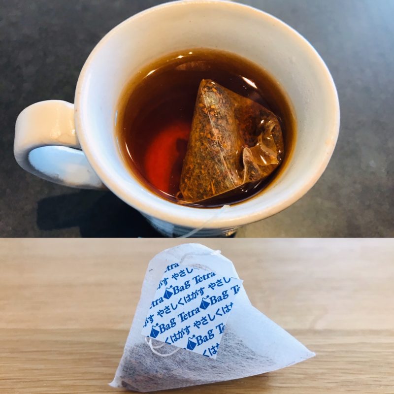 国太楼の有機ルイボスティーのお茶の色