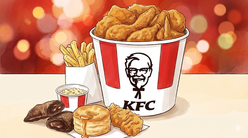 ケンタッキーフライドチキンのイラスト
