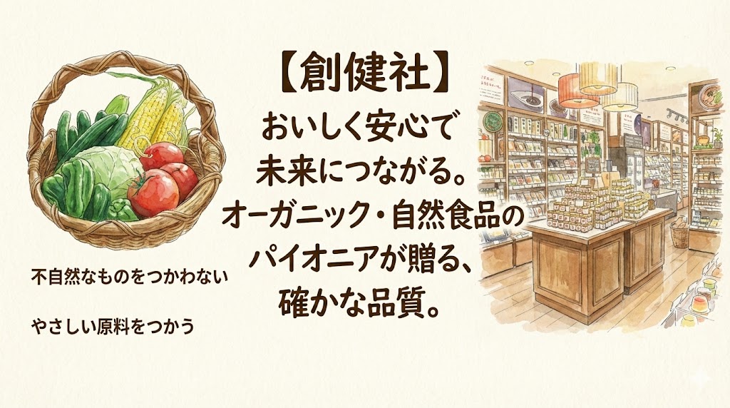 創健社（そうけんしゃ）のイメージイラスト