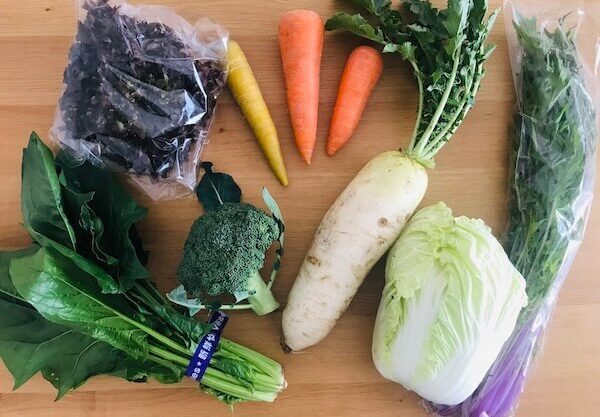 食べチョクコンシェルジュから届いた野菜の写真