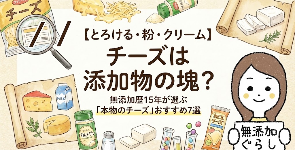 【とろける・粉・クリーム】チーズは添加物の塊？無添加歴15年が選ぶ「本物のチーズ」おすすめ7選【スーパー・通販】