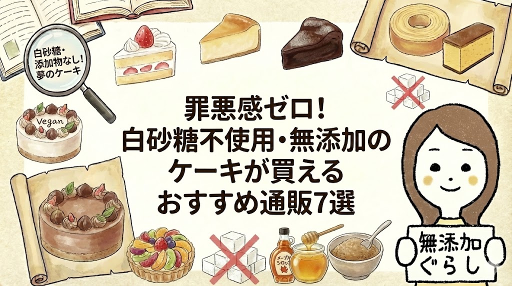 罪悪感ゼロ！白砂糖不使用・無添加のケーキが買えるおすすめ通販7選