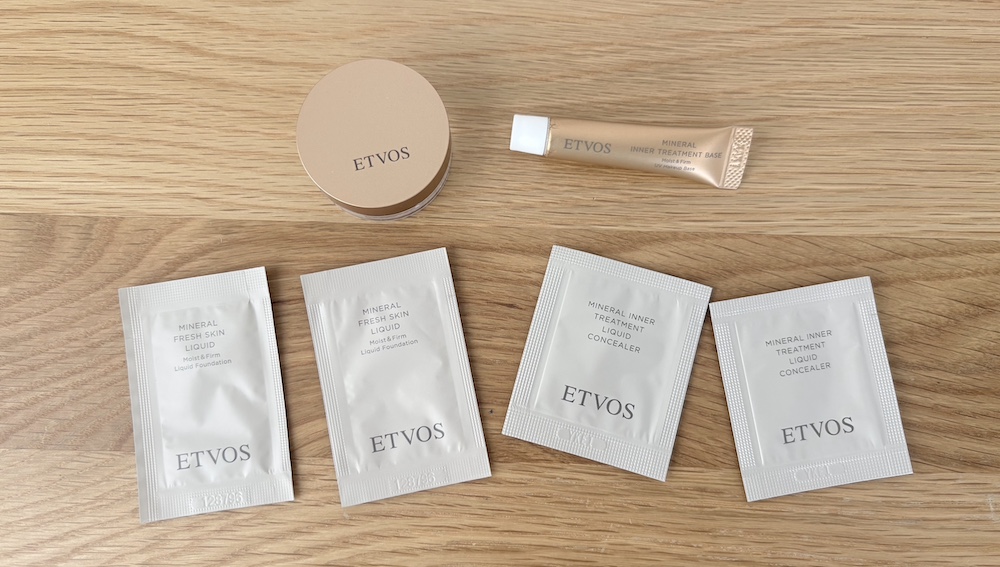 エトヴォスのお試しセット(スターターキット)のメイク商品の写真