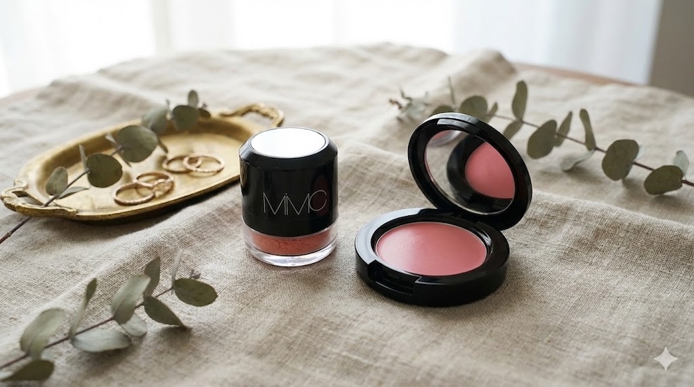 MiMCのミネラルカラーチーク ＆ クリーミーチーク
