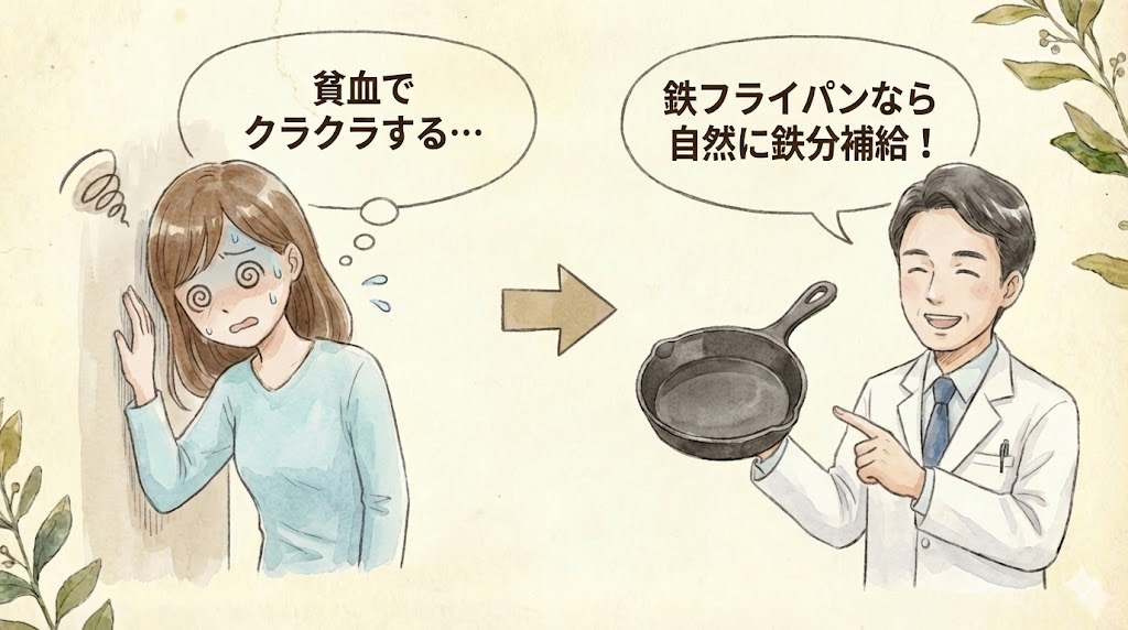 衝撃!お医者さんが言った「フライパンを変えなさい」