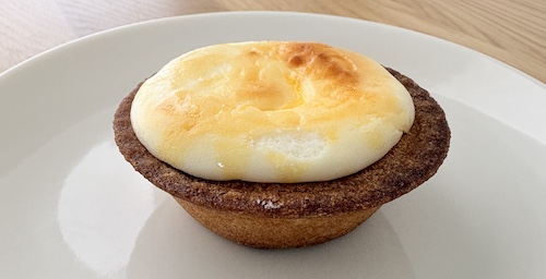 札幌農学校の北海道チーズタルトを解凍したところの写真